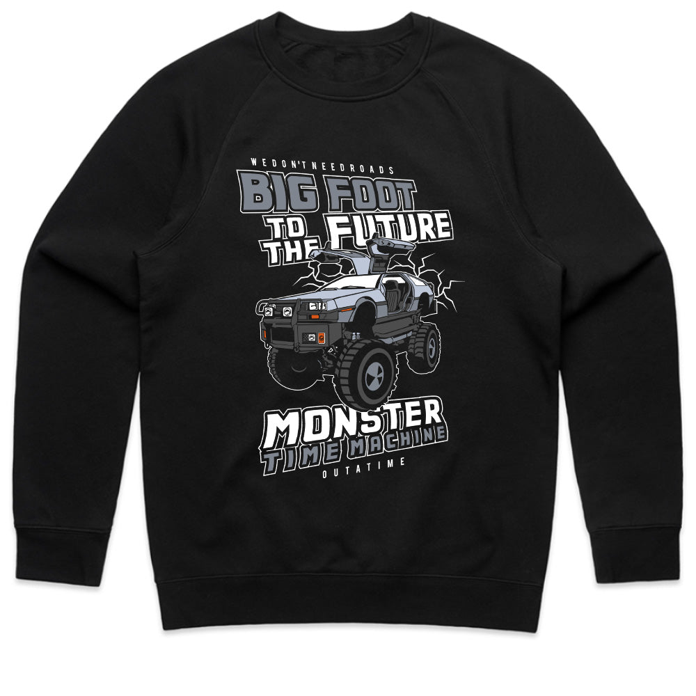 Big Foot to the Future – Monster Time Machine T-Shirt!