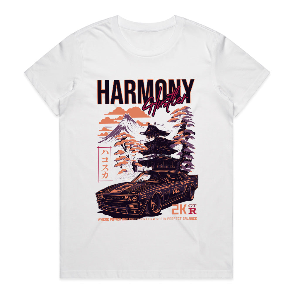 Harmony Hustler Hakosuka GT-R T-Shirt – JDM Classic Meets Japanese Aesthetics