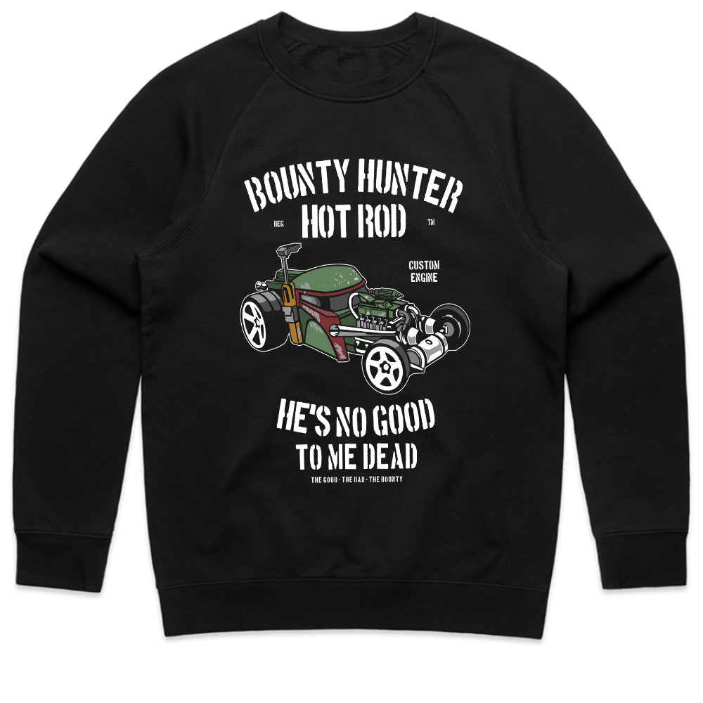 Bounty Hunter Hot Rod T-Shirt – Galactic Outlaw Racing Tee!