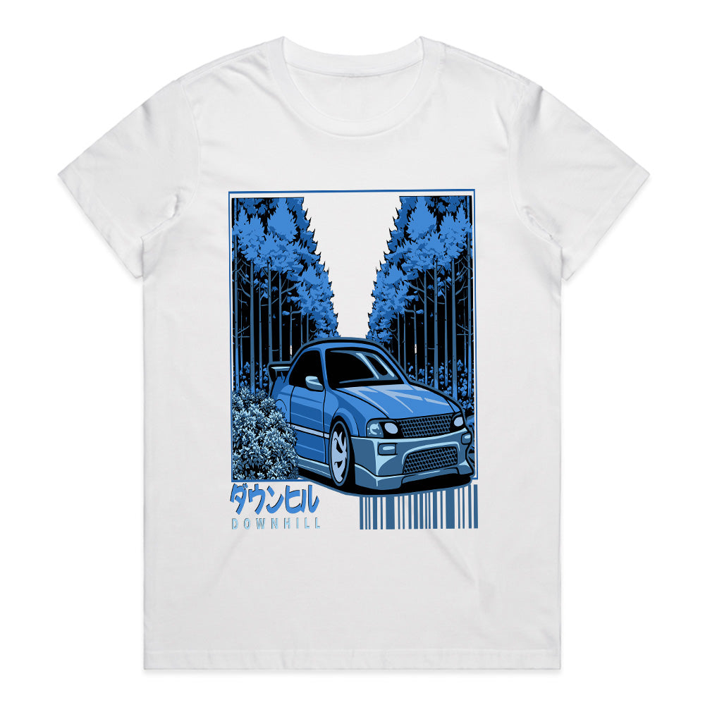 JDM Downhill Racer T-Shirt – Streetwear Drift Aesthetic
