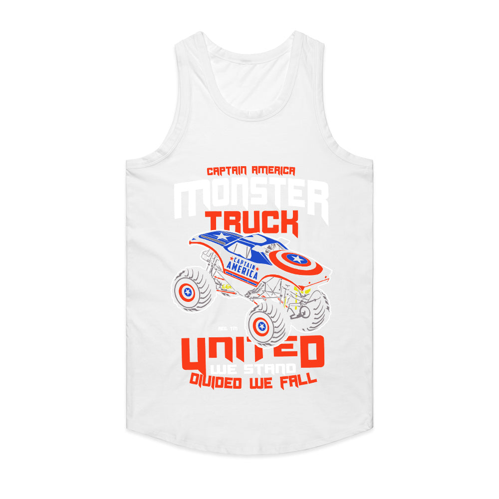 Captain America Monster Truck T-Shirt – United We Stand!