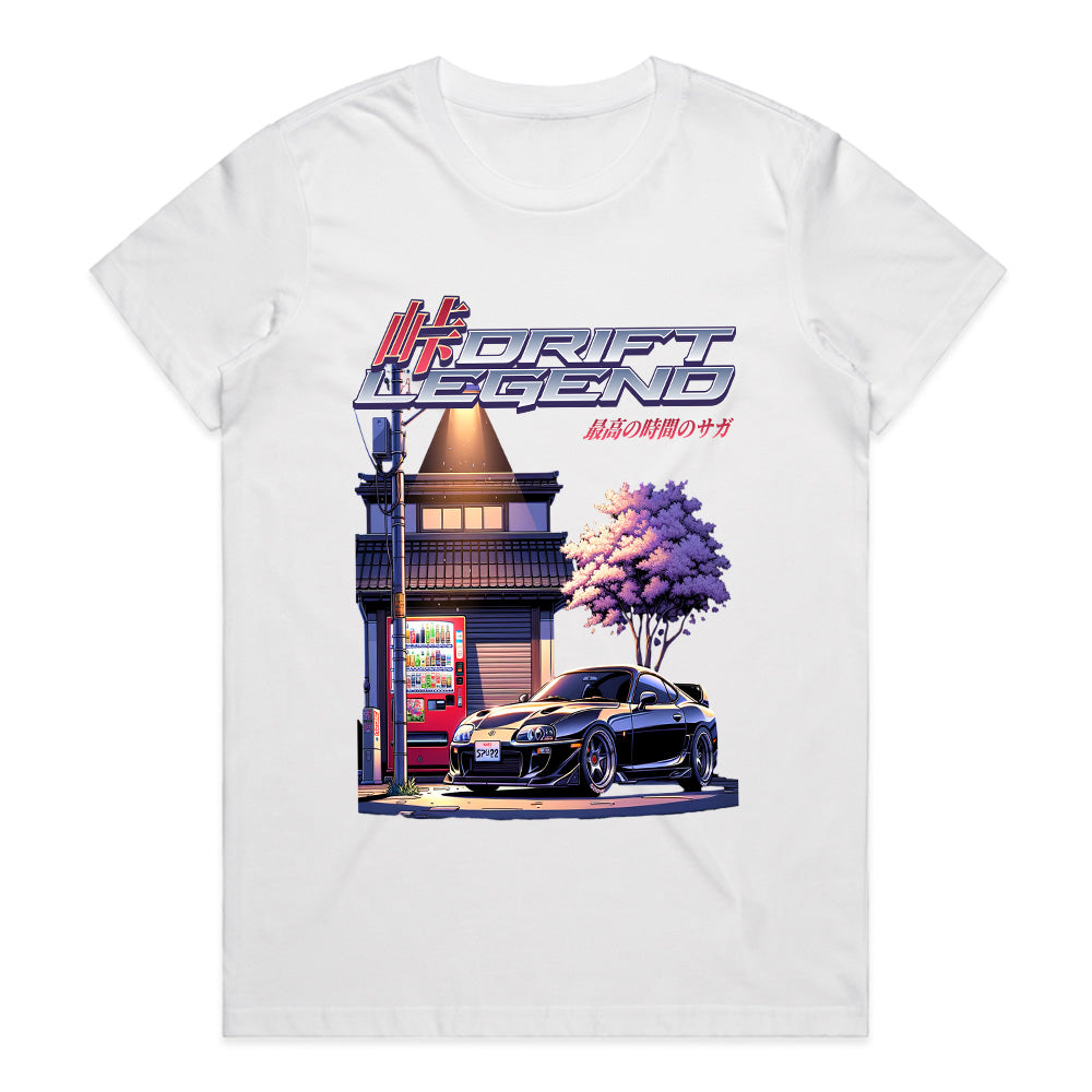 Drift Legend – Night Street JDM T-Shirt | Retro Japan Streetwear