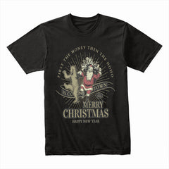 Santa’s Money Dance Christmas Tee – Funny Holiday Party Shirt