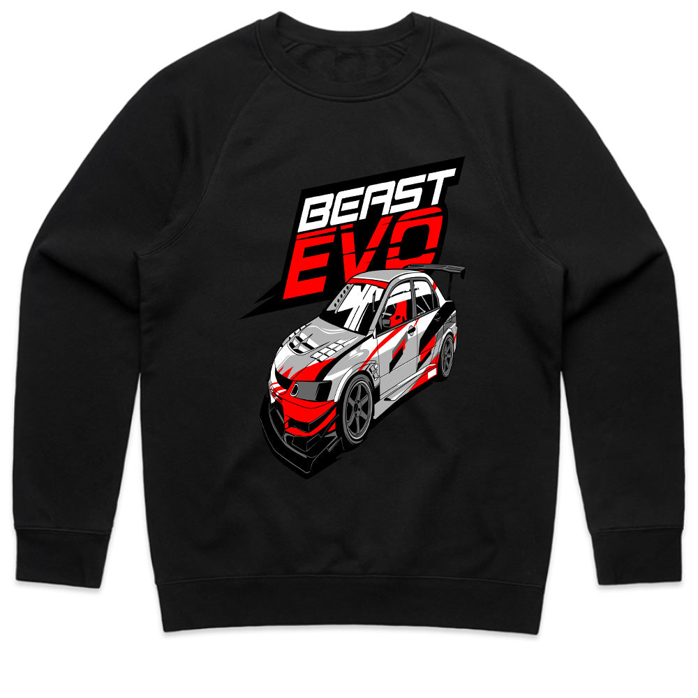 Beast EVO Mitsubishi Lancer Evolution Racing T-Shirt – JDM Turbo Power!