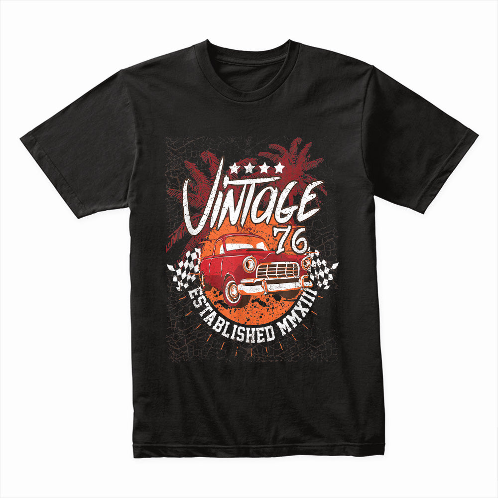 Vintage 76 Classic Car T-Shirt – Retro Hot Rod Racing Tee