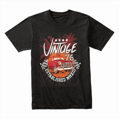 Vintage 76 Classic Car T-Shirt – Retro Hot Rod Racing Tee