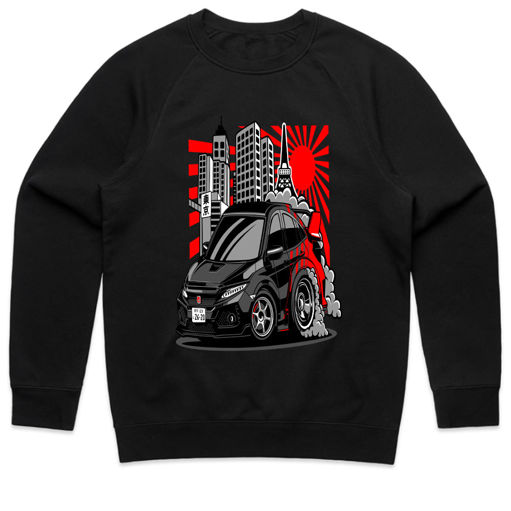 Tokyo Street Racer" T-Shirt – JDM Turbo Hatchback Drift Design