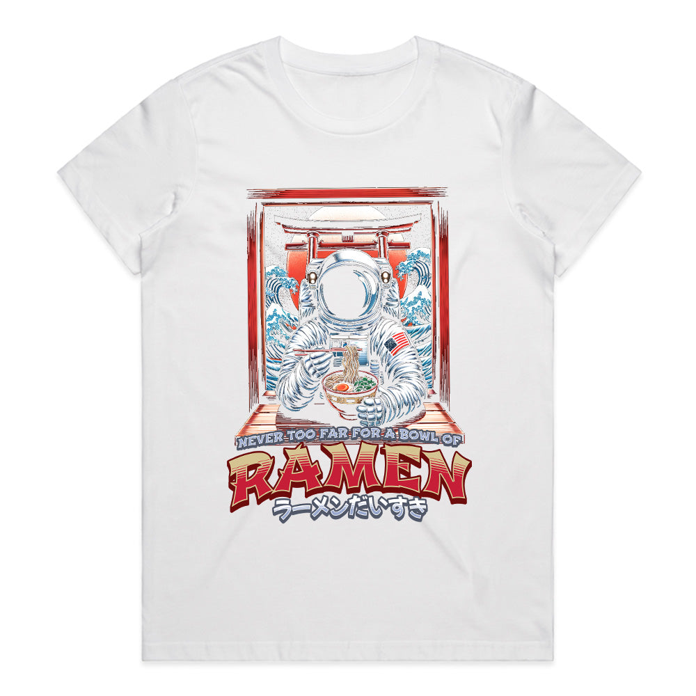 Cosmic Ramen – Astronaut Noodle Adventure Streetwear T-Shirt