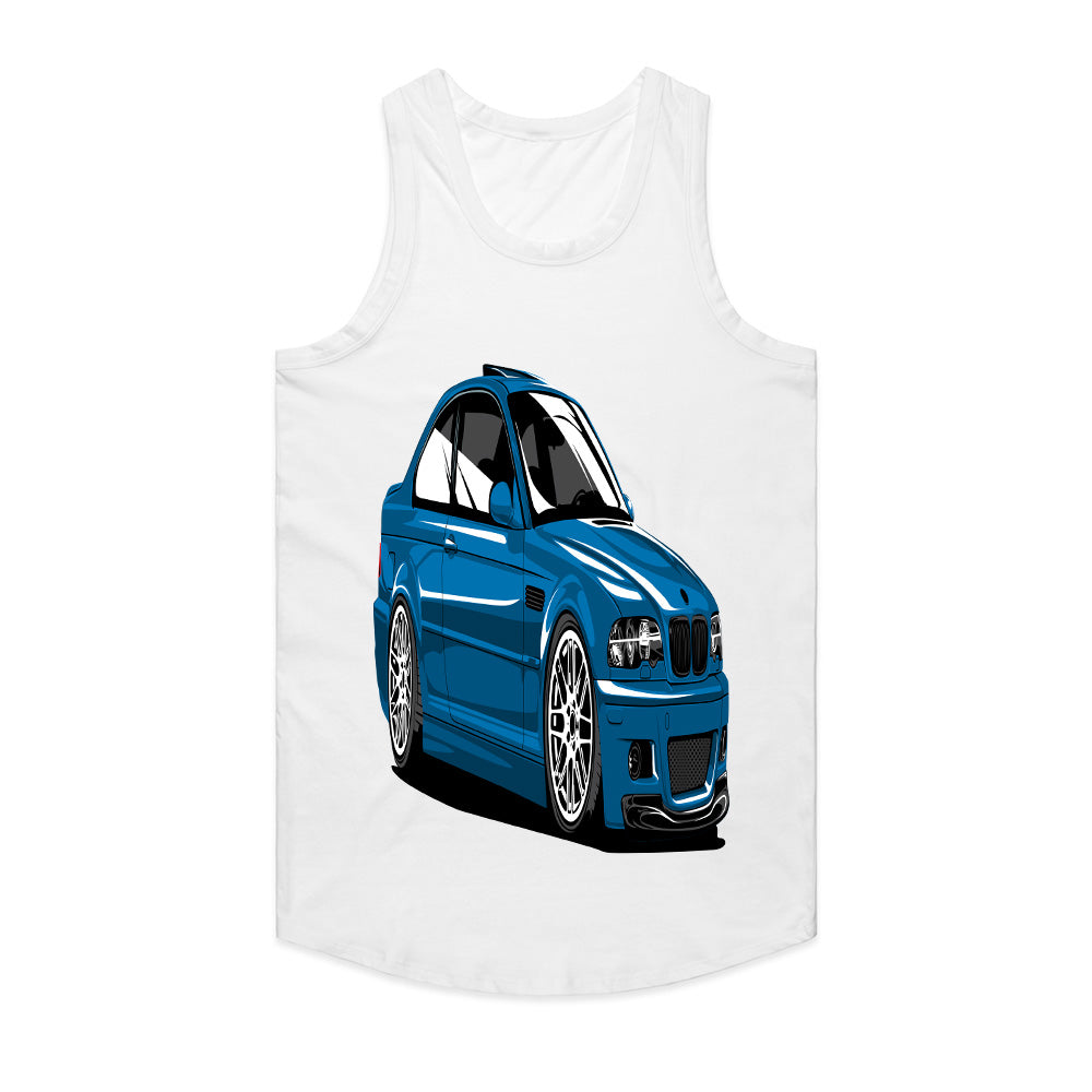 Blue E46 M3 Stance T-Shirt – Ultimate Euro Car Enthusiast Apparel