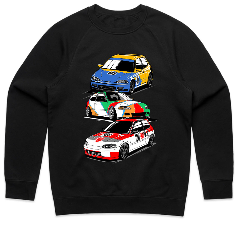 JDM Hatch Legends T-Shirt – Honda EG6 Racing Tribute Tee