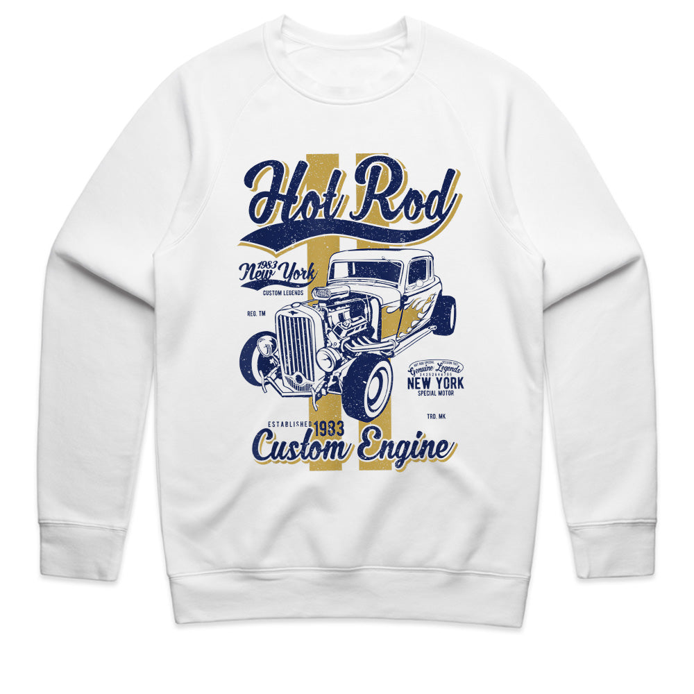 Hot Rod Custom Engine T-Shirt – Vintage 1983 Classic Car Racing Tee
