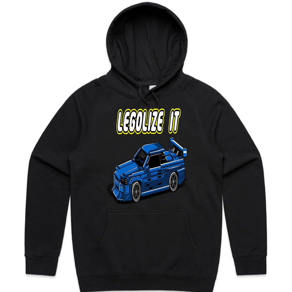 LEGOlize It" – Retro Brick Racer T-Shirt for Car & Toy Enthusiasts