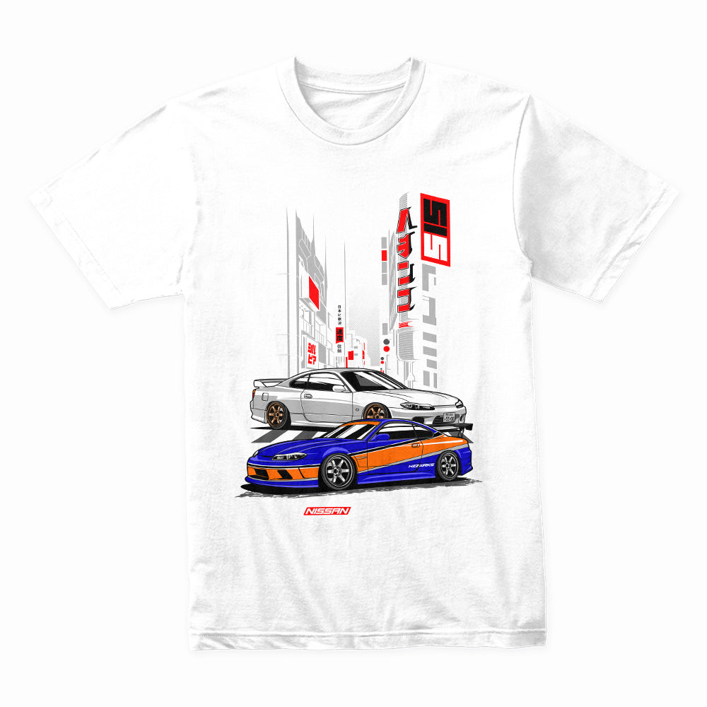 Nissan Silvia S15 JDM Street Racing T-Shirt – White