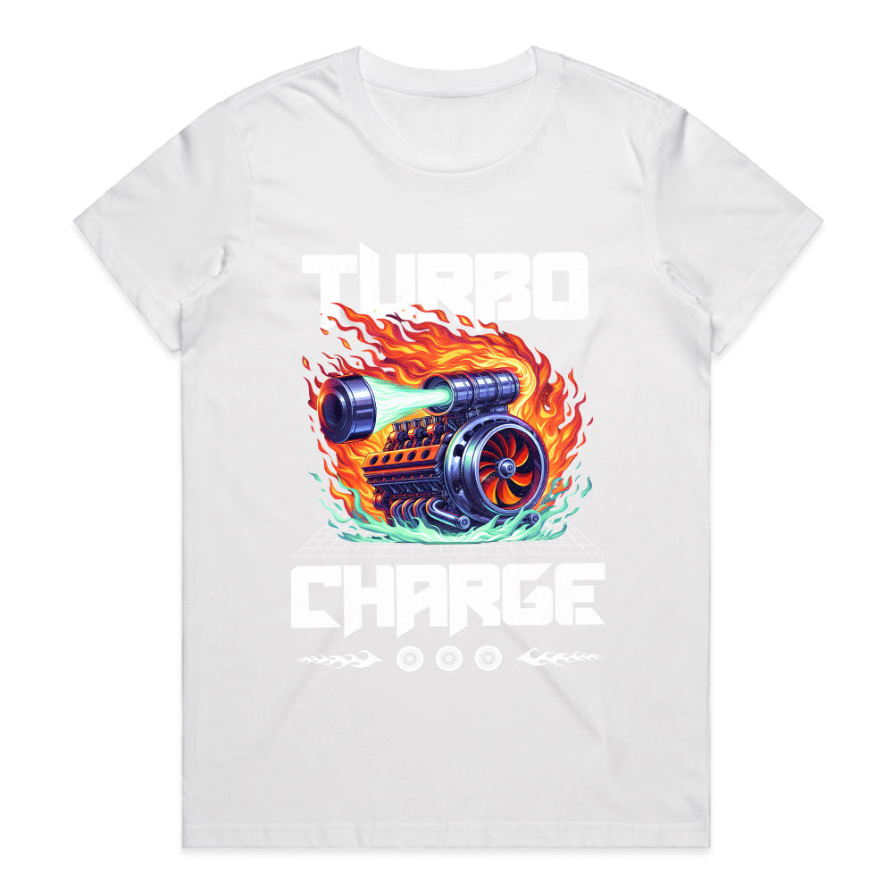 Turbo Charge – High-Performance Boosted Engine T-Shirt