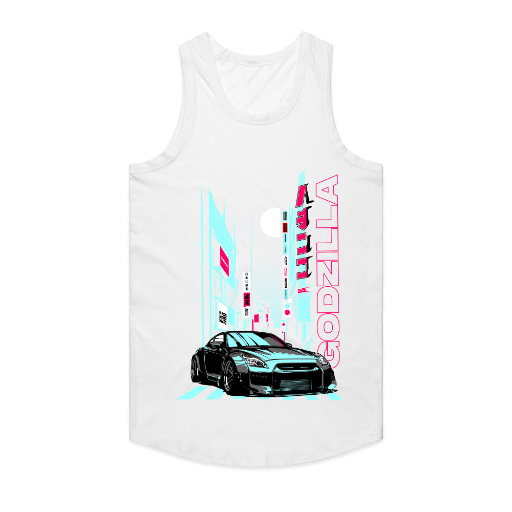 Godzilla Nights" JDM Skyline GT-R T-Shirt – Neon Tokyo Street Racing