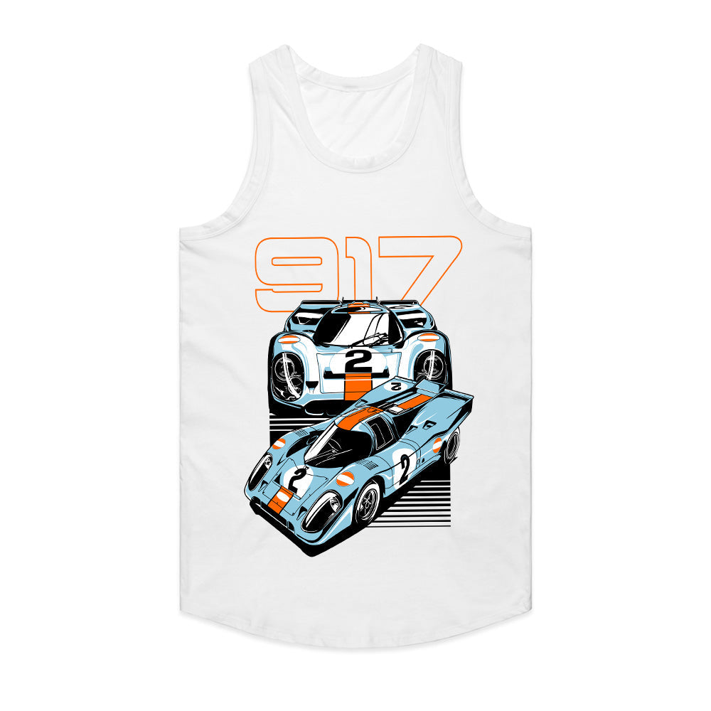 Porsche 917 Gulf Racing T-Shirt – Legendary Le Mans Icon!