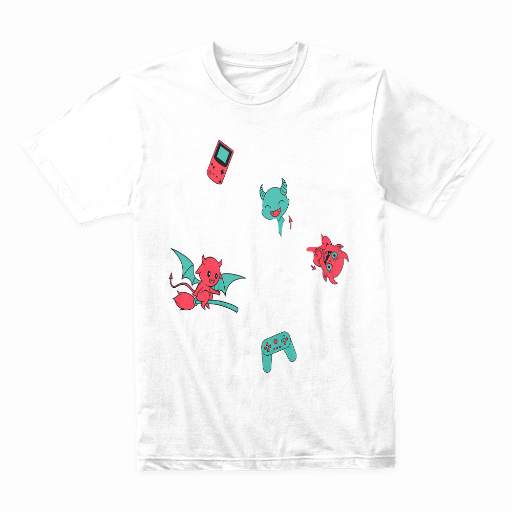 Devil’s Game Today - Cute & Playful Gaming T-Shirt