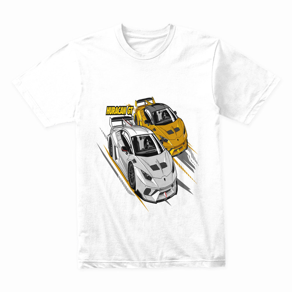 Lamborghini Huracán GT Silhouette – Supercar Racing T-Shirt