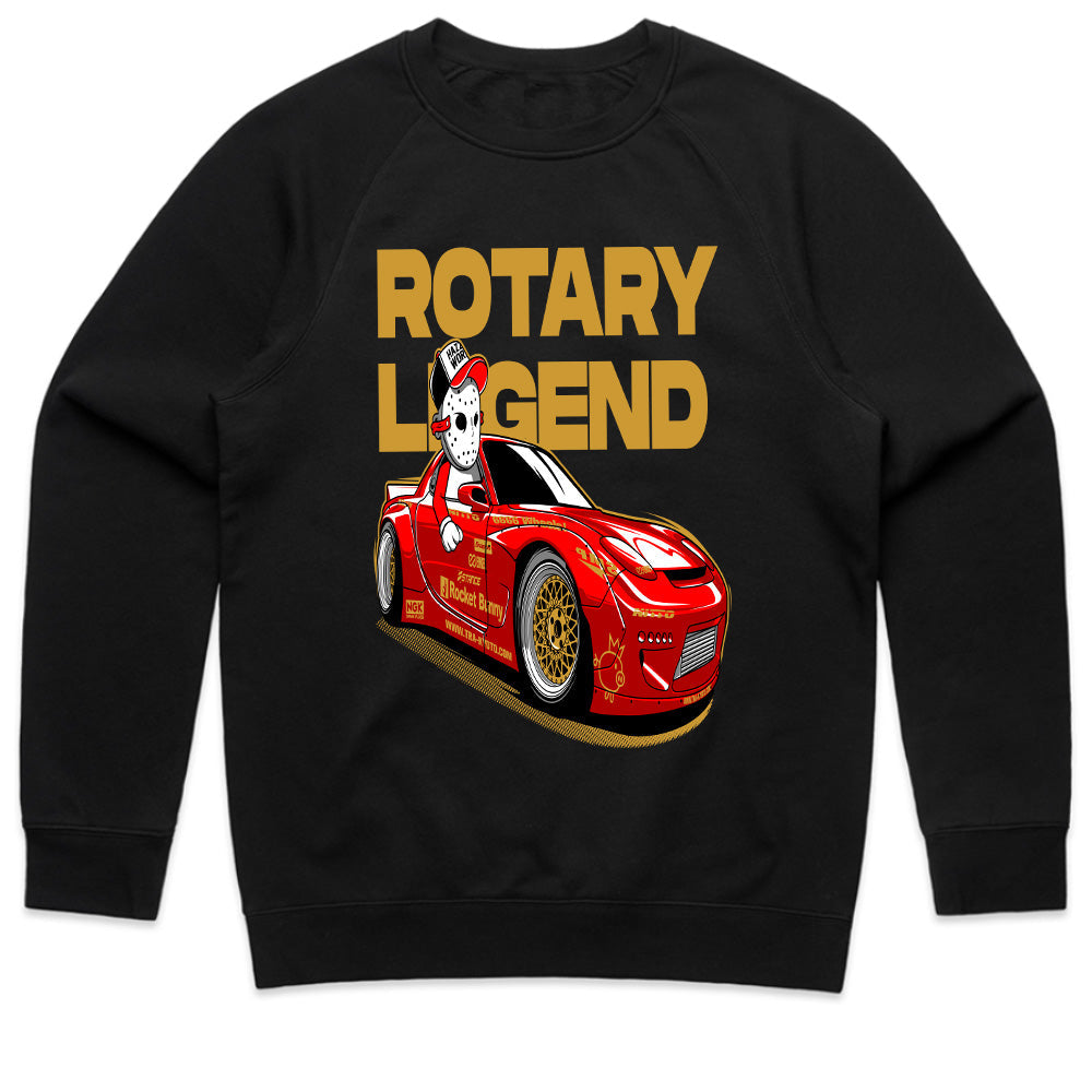 Rotary Legend T-Shirt – Mazda RX-7 Rocket Bunny Racing Design