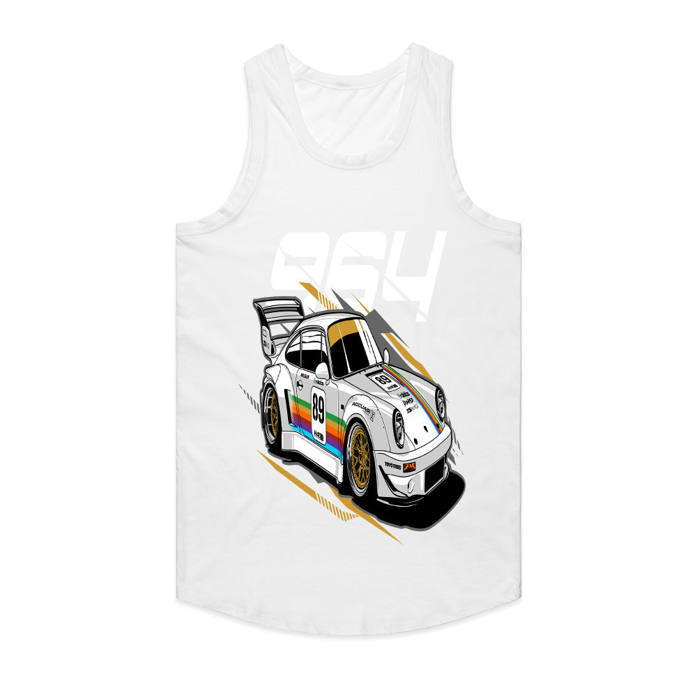 Porsche 964 Turbo Racing Tee – Retro Motorsport Tribute