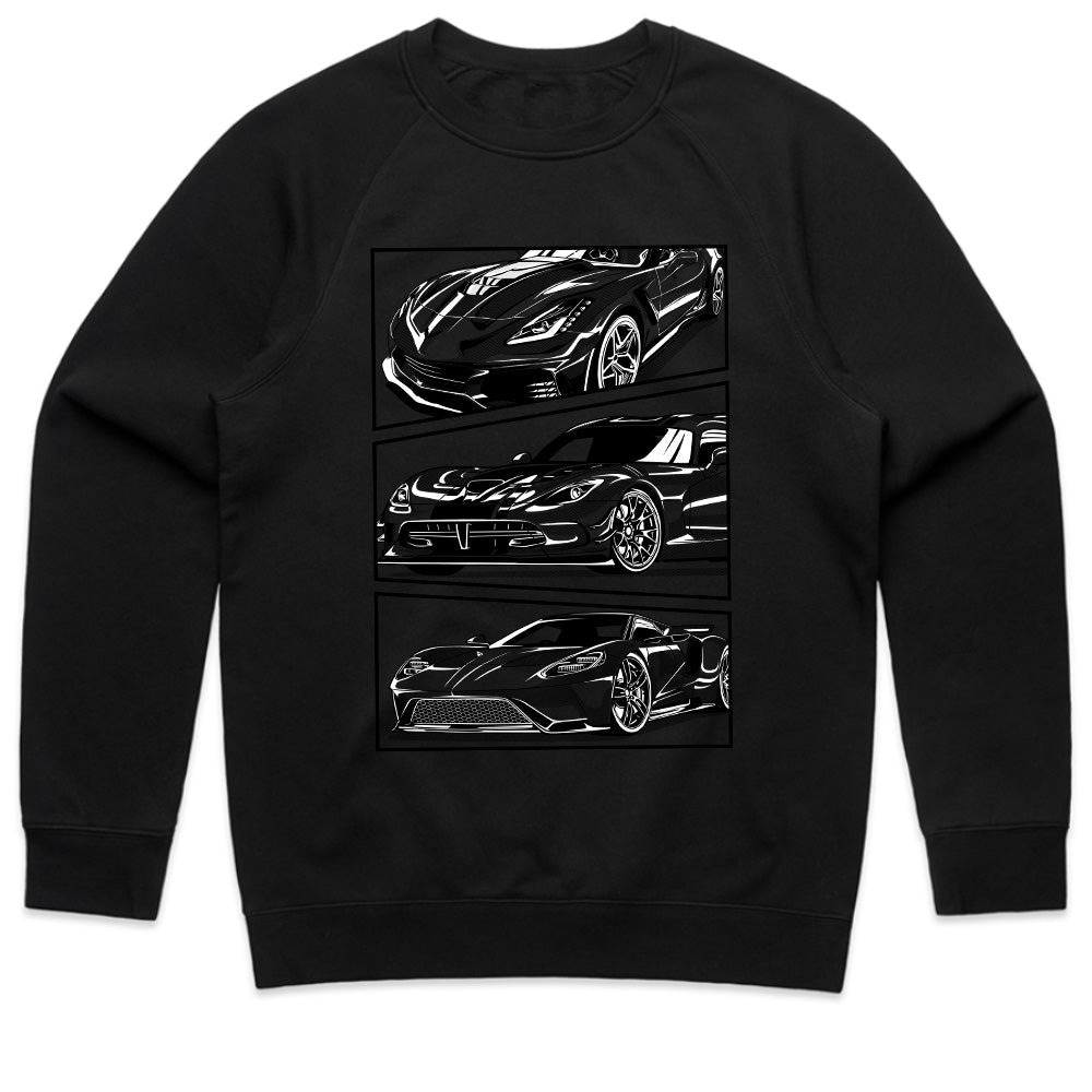 American Supercar Legends T-Shirt – Corvette & Ford GT Tribute!