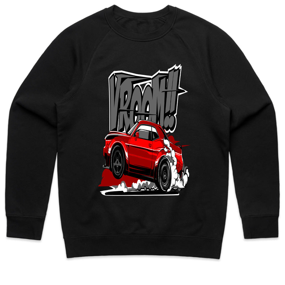VROOM!! Turbo Drift Comic Style Car T-Shirt