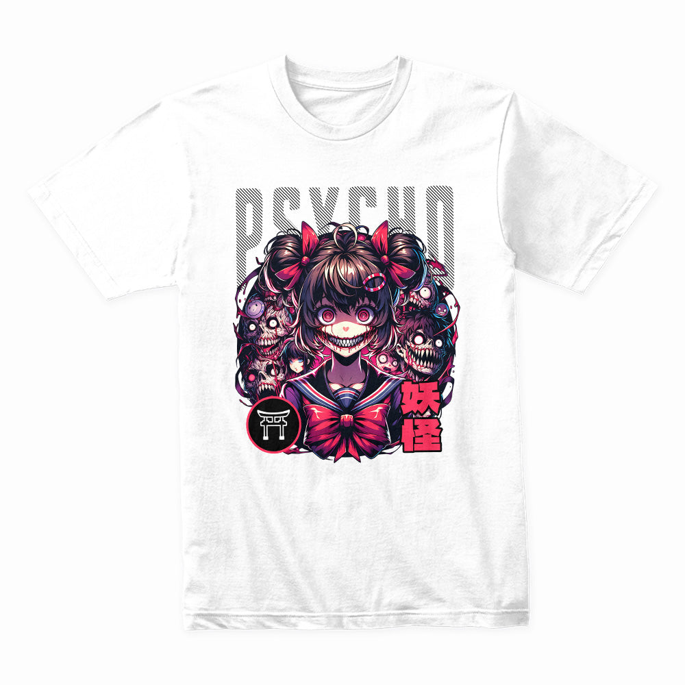 Psycho Yōkai – Dark Horror Anime Tee