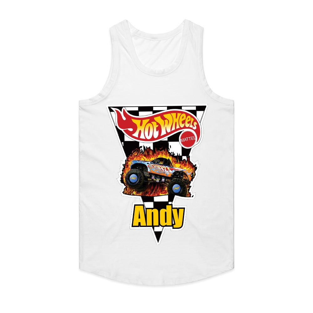 Hot Wheels Monster Truck "Andy" Graphic T-Shirt – Bold and Stylish Motorsports Design