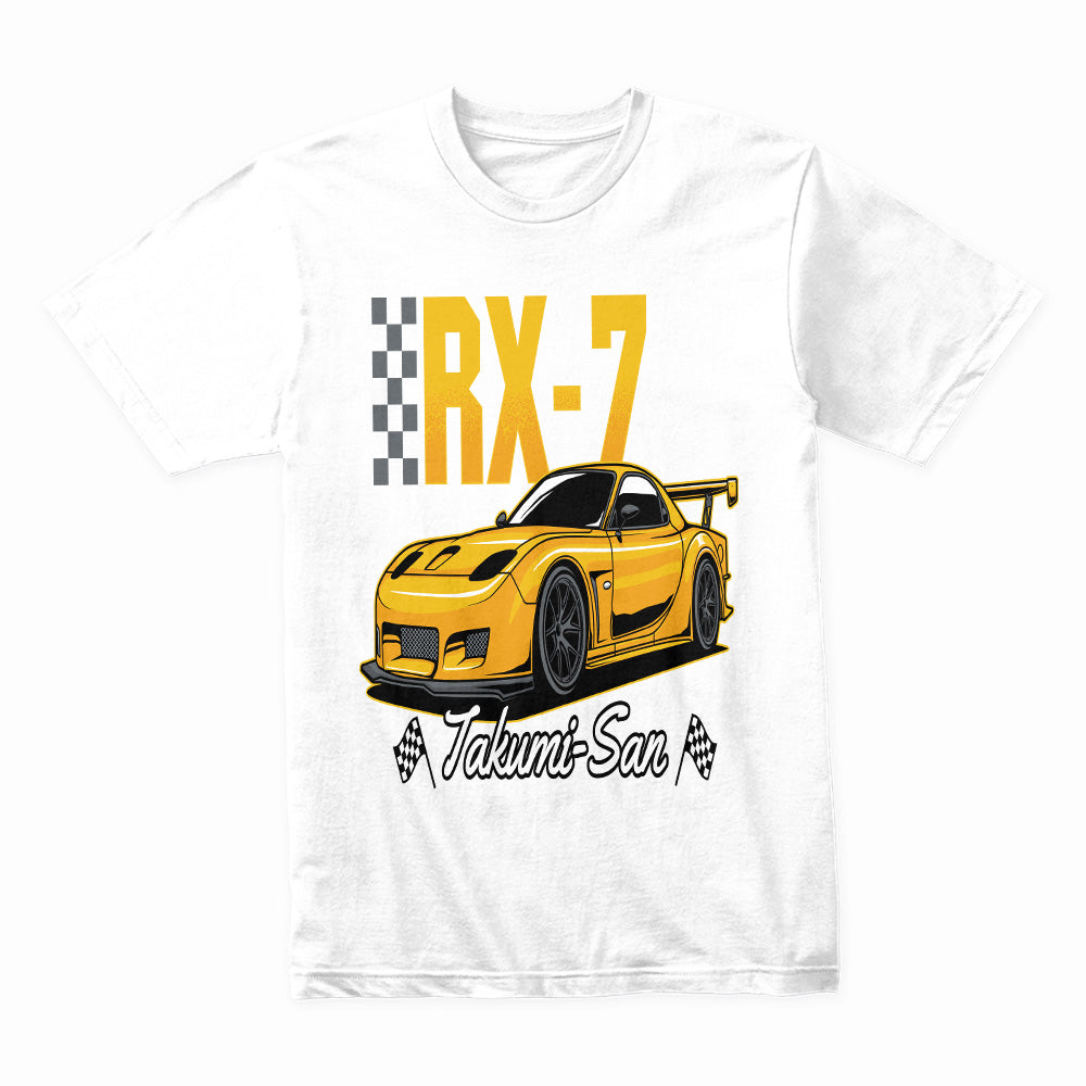 RX-7 Takumi-San – JDM Rotary Legend T-Shirt