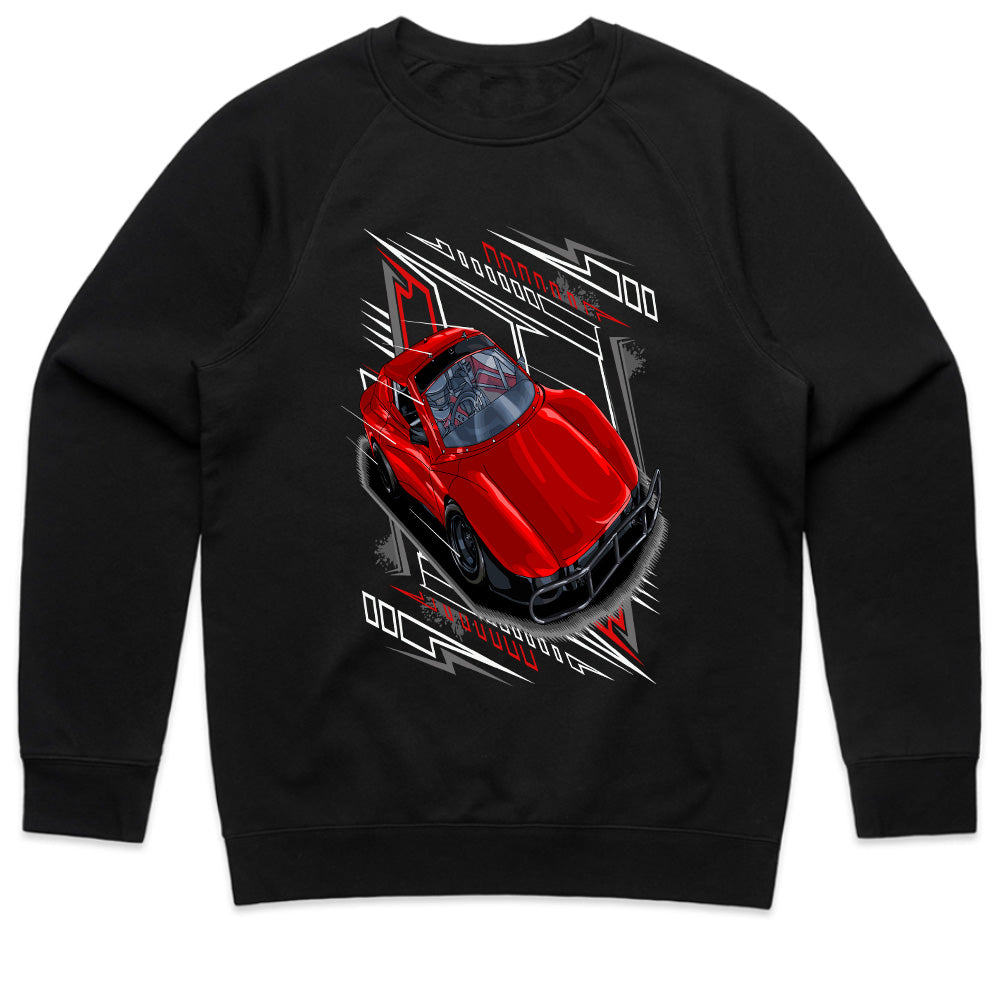 Red Racer" – Bold Red Sports Car Graphic T-Shirt