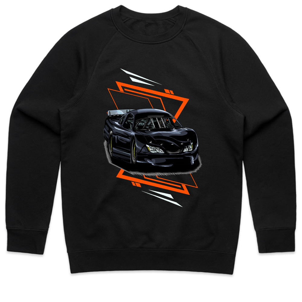 Speed & Precision: Black Racer T-Shirt
