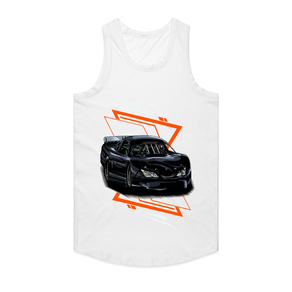 Speed & Precision: Black Racer T-Shirt