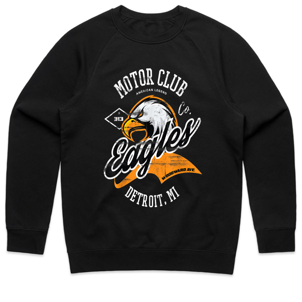 Detroit Cruise Motor Club T-Shirt – Vintage Car Eagles Woodward Hot Rod Design