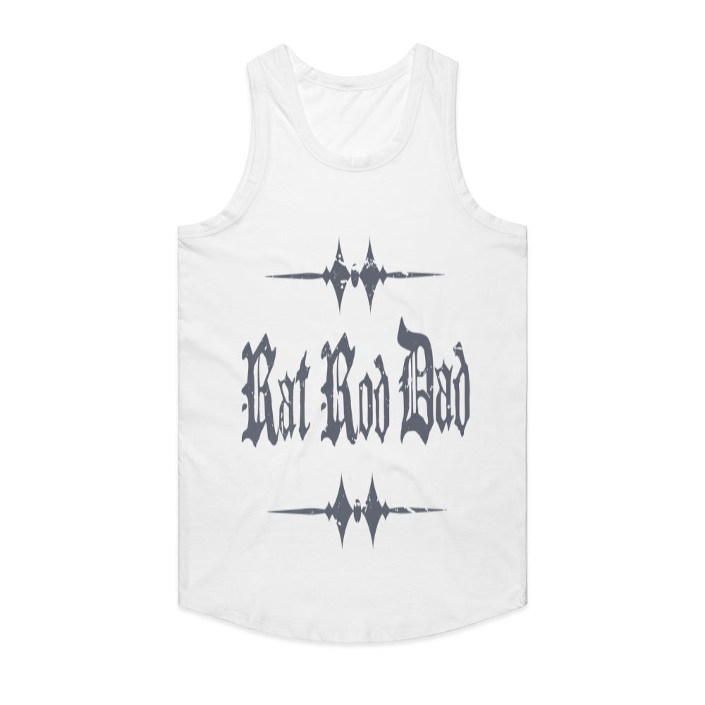 Distressed Rat Rod Dad Premium T-Shirt – Custom Car Builder & Mechanic Shirt