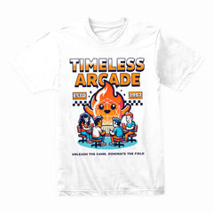 Timeless Arcade - Retro Gaming & Tabletop Fusion T-Shirt