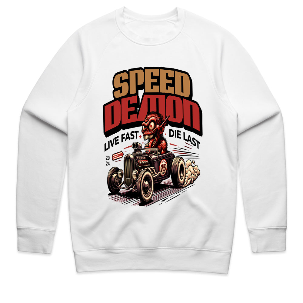 "Speed Demon" Hot Rod T-Shirt – Retro Rat Rod Racing & Vintage Muscle Art