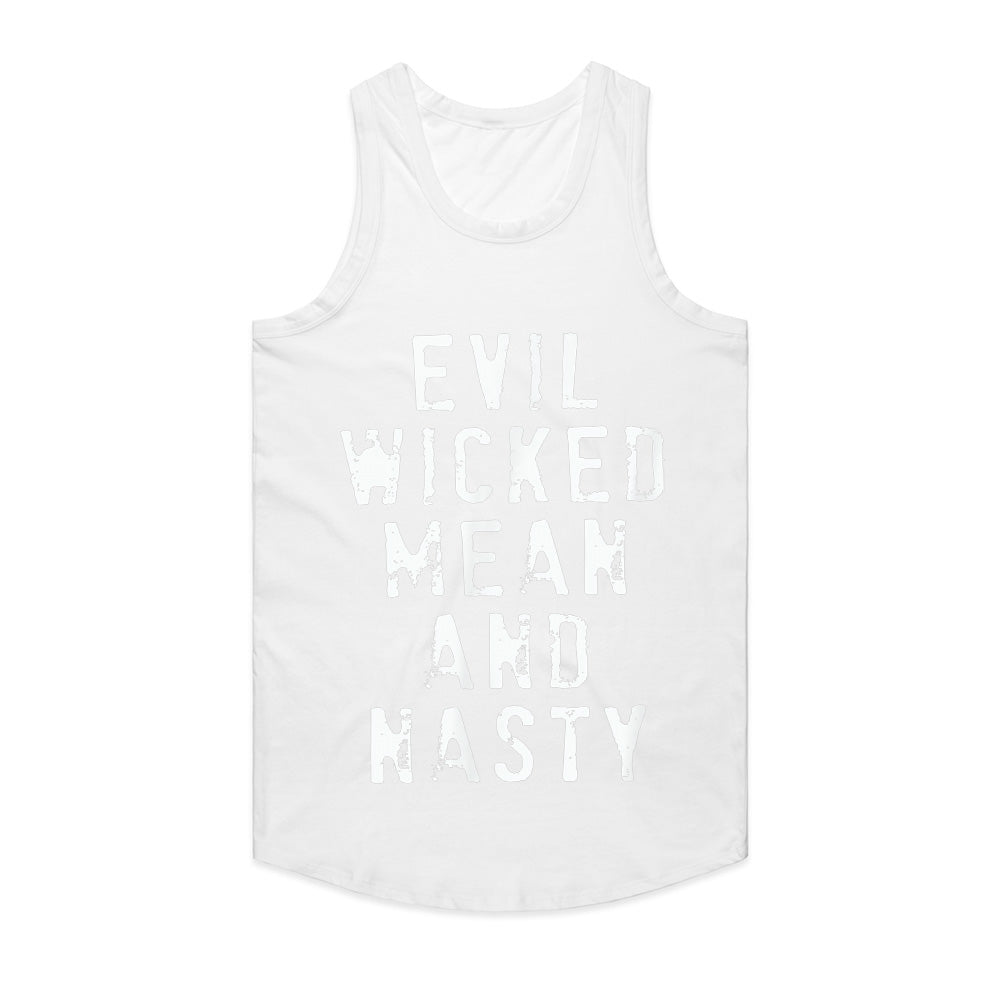 Evil Wicked Mean and Nasty Biker T-Shirt – Bold Vintage Chopper Hot Rod Style