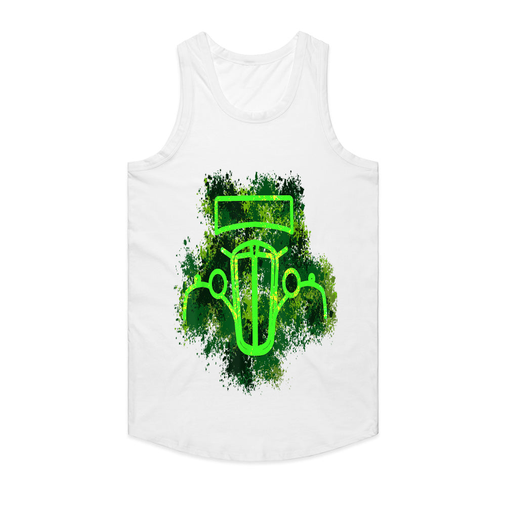 Green Vintage Classic Car Hot Rod Outline Graphic T-Shirt | Retro Hot Rod Design