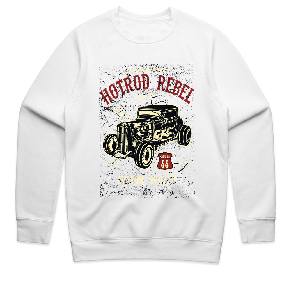 Hot Rod Rebel – Vintage Route 66 Muscle Car T-Shirt