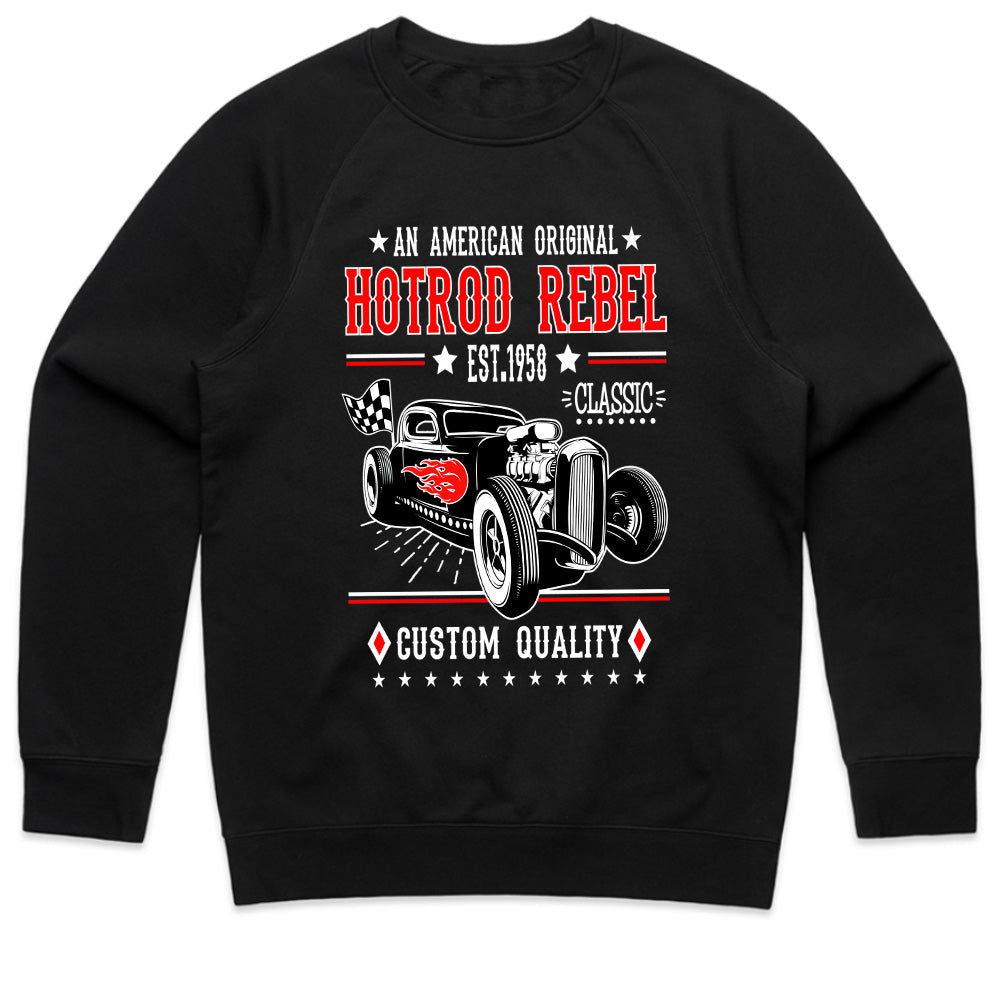 Hot Rod Rebel 1958 Vintage Classic Car T-Shirt