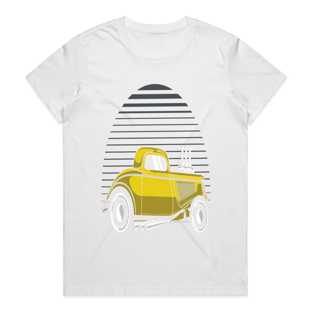 Retro Hot Rod Coupe – Classic Muscle Car T-Shirt