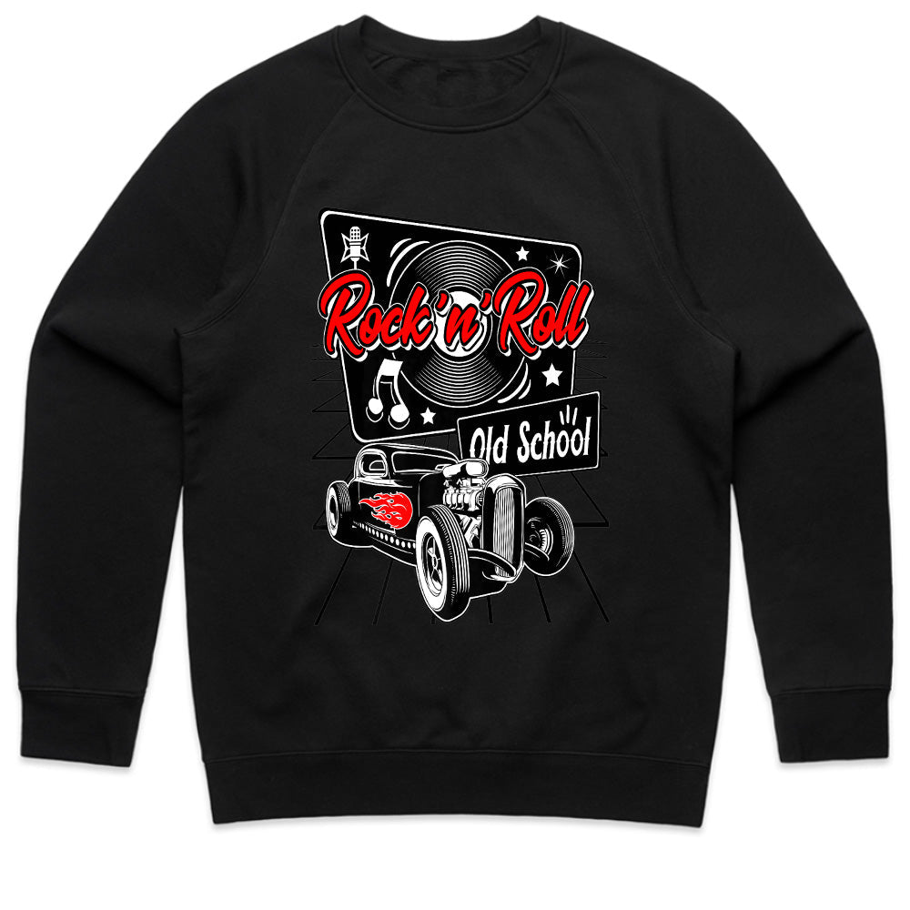 Rock 'n' Roll Old School 50s Hot Rod T-Shirt – Classic Vinyl & Vintage Car Design