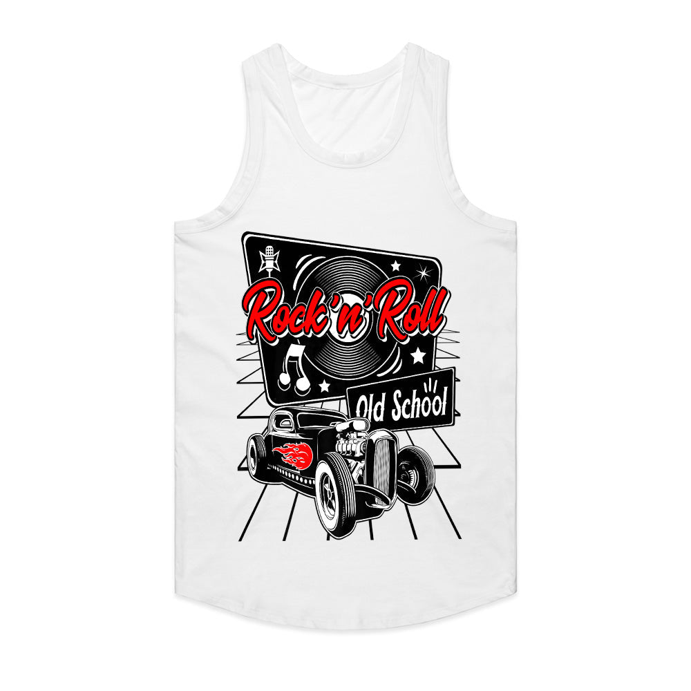 Rock 'n' Roll Old School 50s Hot Rod T-Shirt – Classic Vinyl & Vintage Car Design