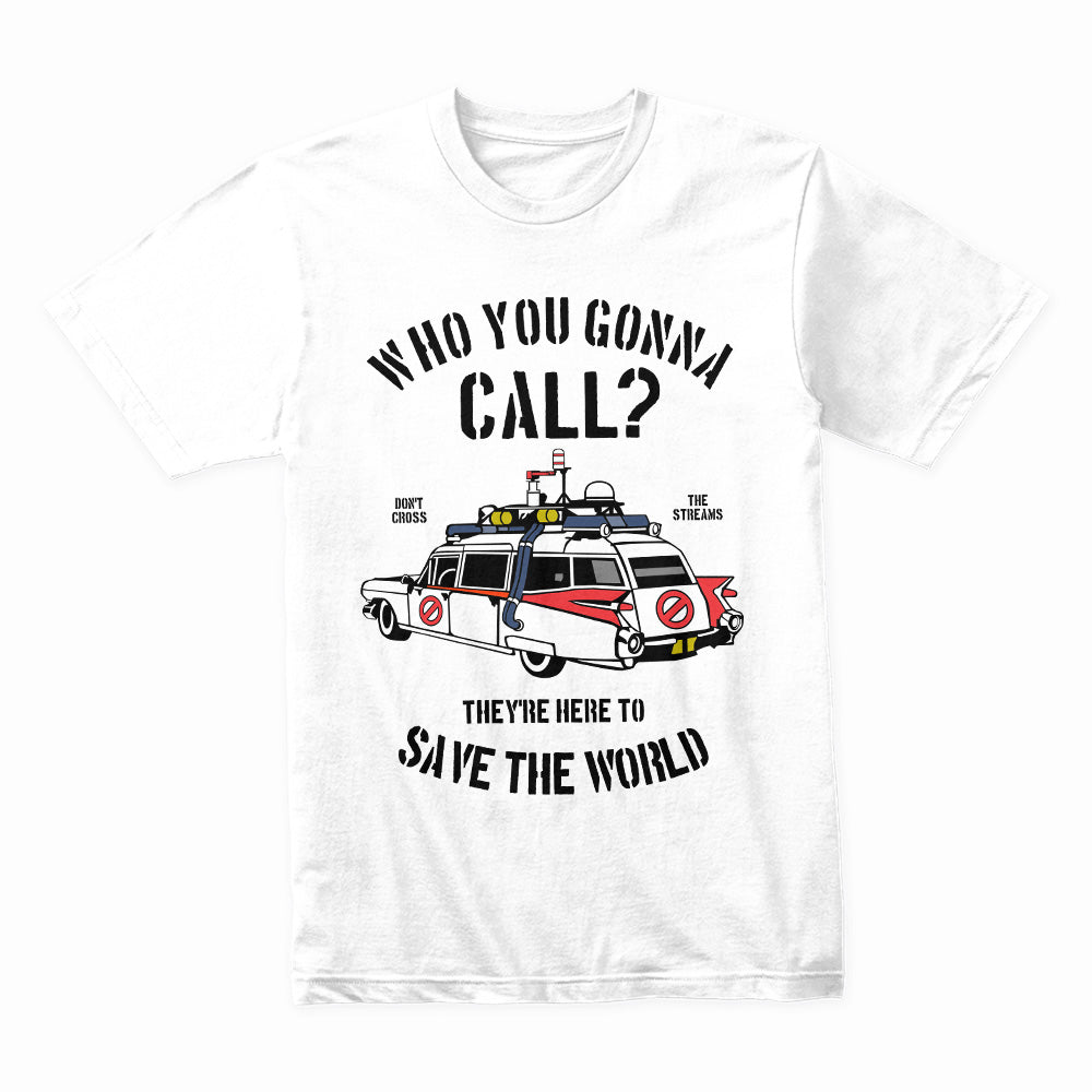 Who You Gonna Call?" Paranormal Rescue T-Shirt – Retro Ghost Hunting Tribute