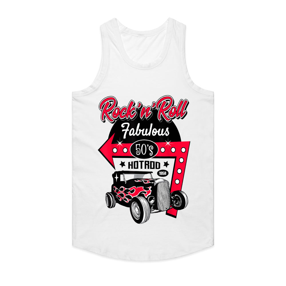 Rock 'n' Roll Fabulous 50s Hot Rod T-Shirt – Vintage Rockabilly Classic Car Tee