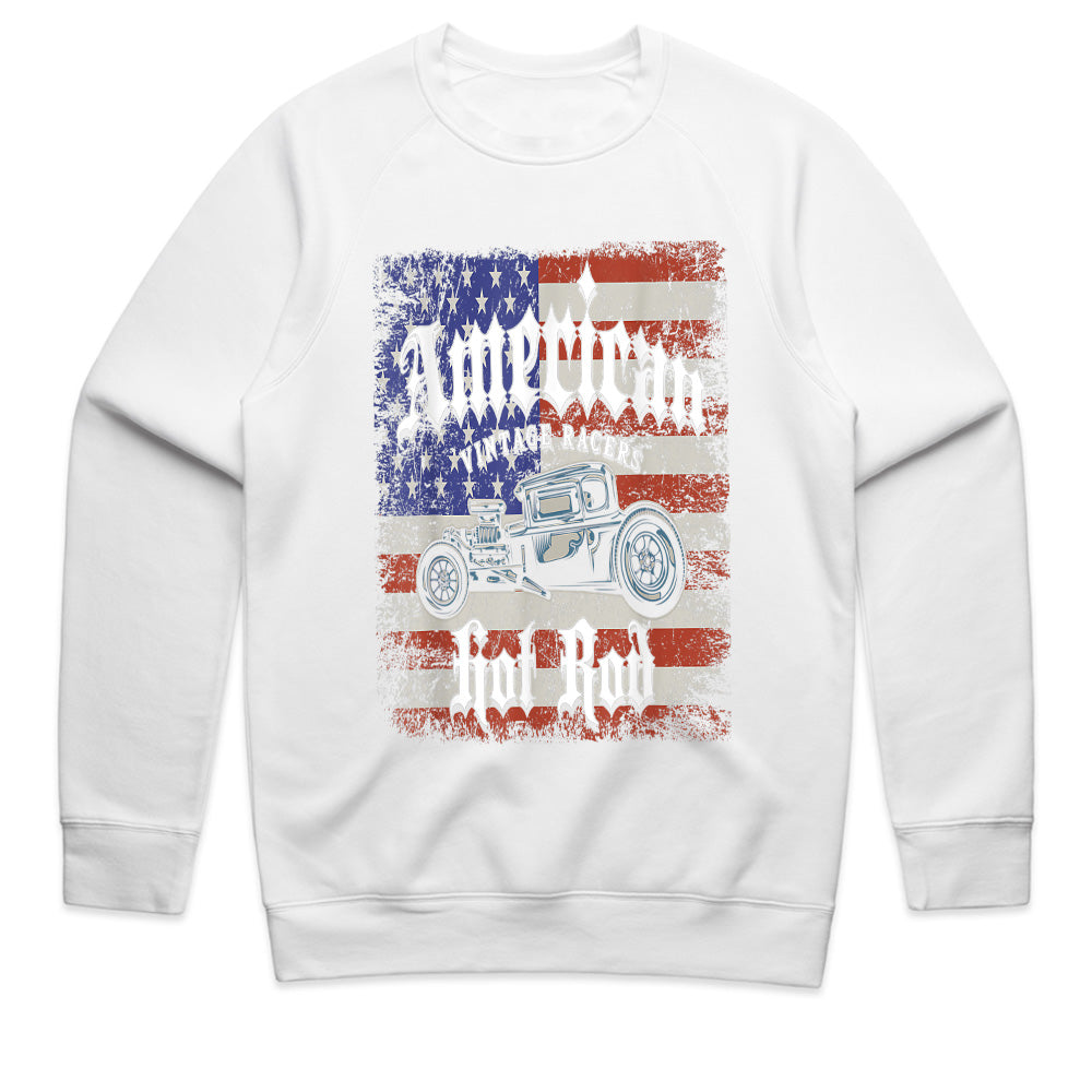 American Hot Rod – Vintage Muscle Car Patriotic T-Shirt