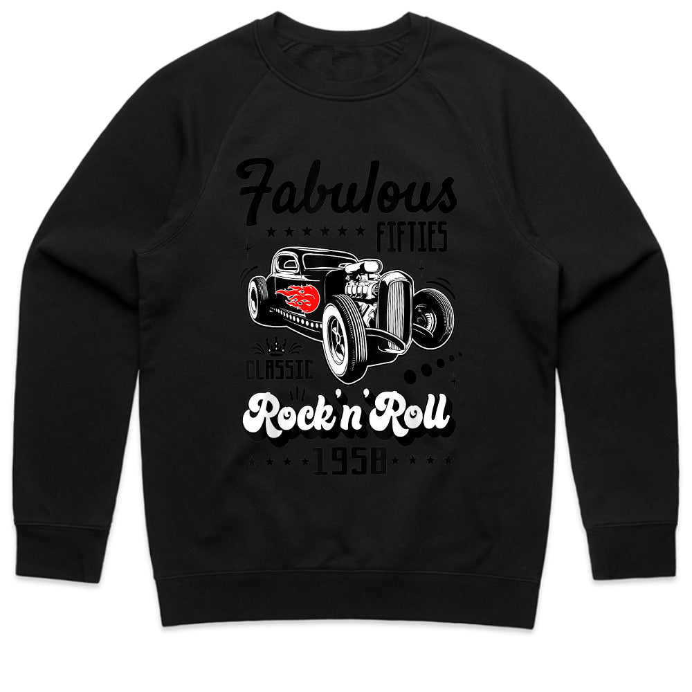 Fabulous 50s Rock 'n' Roll Hot Rod T-Shirt – Vintage 1958 Classic Car Tee