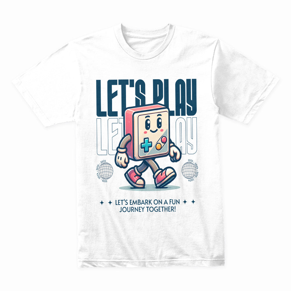 Let’s Play - Retro Handheld Gaming Adventure T-Shirt