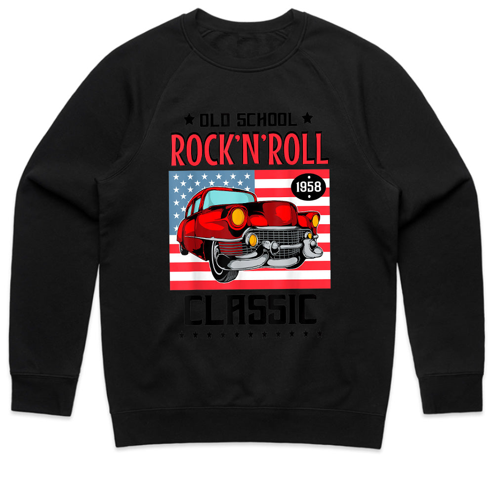Old School Rock 'n' Roll 1958 Classic Car T-Shirt – Vintage American Retro Tee
