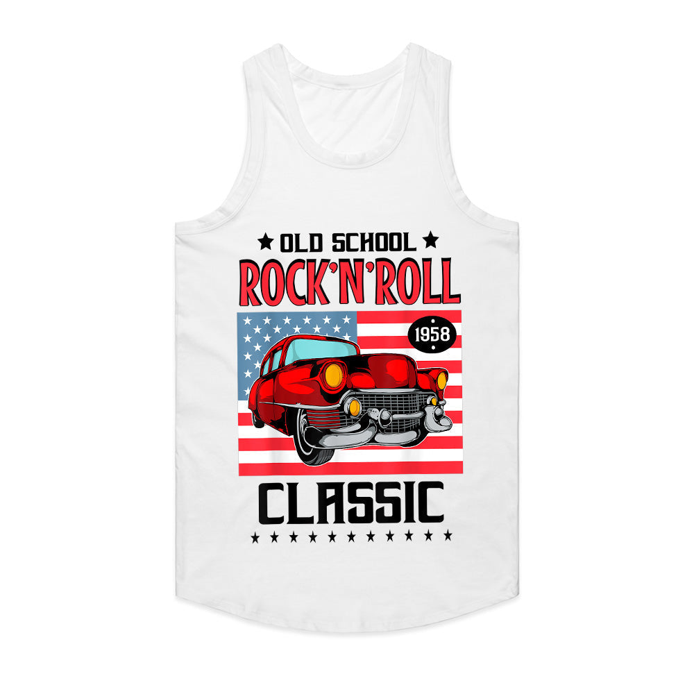 Old School Rock 'n' Roll 1958 Classic Car T-Shirt – Vintage American Retro Tee